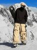 Unisex Waterproof Windproof Snow Pants With Multiple Pockets - Lightweight & Durable For Skiing & Outdoor Activities_desvips.com