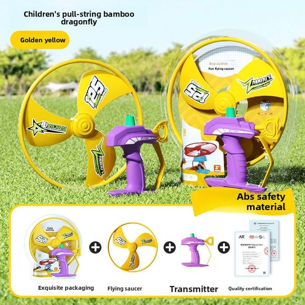 Children's Bamboo Dragonfly Handheld Throwable Flying Outdoor Toy_desvips.com