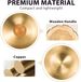 VixxNoxx Professional Copper Finger Cymbals - 3.5inch 9cm Mini Percussion For Belly Dance, Orff Instruments And Live_desvips.com