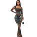 New four-season wearable sexy long-style mesh jumpsuit_desvips.com