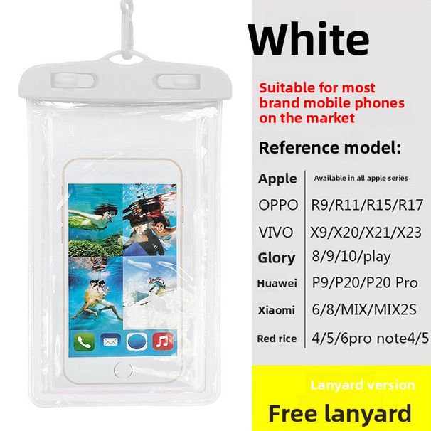 Premium PVC Waterproof Phone Pouch For Swimming & Outdoor Activities - Universal Waterproof Case (Touchscreen Compatible Adjustable Neck Strap)_desvips.com
