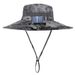 Men's Solar-Powered Cooling Fan Hat - High Wind Speed & UV Protection For Summer Outdoor Activitie_desvips.com