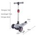 2-12 years old children's scooters outdoor pedal scooters PU flash wheels can lift scooters_desvips.com
