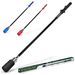 Golf Swing Trainer With Audible Feedback - Indoor Practice Stick With Ergonomic Grip For Golfers (Black/Red/Blue)_desvips.com