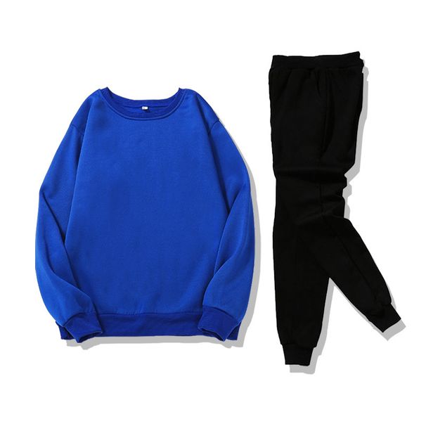 Premium Fleece Hoodie & Jogger Set - Cozy Winter Sportswear For Men & Women, Custom Logo Option, Breathable Polyester Blend, S-XXXL_desvips.com