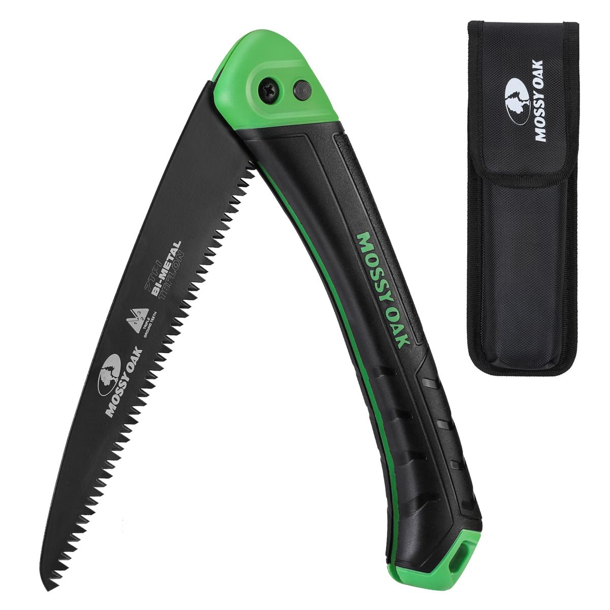 MOSSY OAK 3 In 1 Folding Pruning Hand Saw With Wood_desvips.com