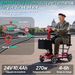 Todimart X17 4-Wheel Mobility Scooter For Disable People, 30-35 Long Range, Foldable And Lightweight_desvips.com