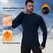 Autumn And Winter Fleece-lined Warm Long-sleeve Breathable High-elastic Compression Shirt Basketball Training Men's_desvips.com