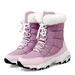 2022 New Ladies Snow Winter Warm Boots Plus Veet Padded Northeast Cotton Cross-border Large Size Women's Shoes_desvips.com