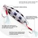 High Carbon Steel Iseni Sea Iron Plate Single Tying Bright Silk Boat Feather Bulk Fishing Hook_desvips.com