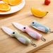 Folding Cute Portable Creative Pocket Fruit Multifunctional Peeling Knife, Ceramic Knife_desvips.com