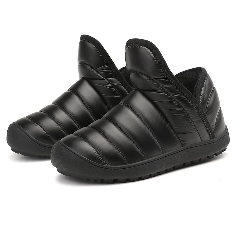 Autumn And Winter New Snow Boots Women's Winter Velvet Thickened 2025 New Cotton Shoes Outdoor Snow Cotton Winter Bread Shoes Women_desvips.com