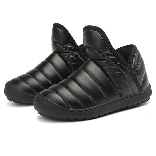 Autumn And Winter New Snow Boots Women's Winter Velvet Thickened 2025 New Cotton Shoes Outdoor Snow Cotton Winter Bread Shoes Women_desvips.com