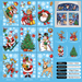 Christmas Stickers Christmas House Decals White Christmas Snowflake Mall Window Glass Decoration Stickers_desvips.com
