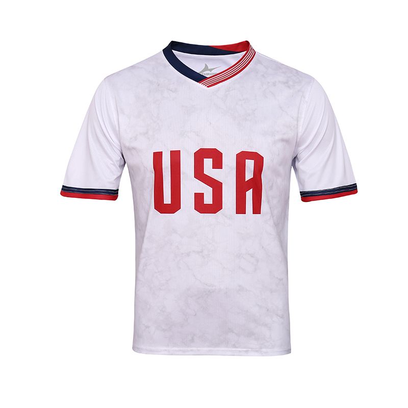 2025 American Cup New Style USA Jerseys Quick Dry Uniform Tracksuit Soccer Shirt Football Clothing_desvips.com