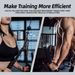 Double-Ended Bicep Training Rope, Gym Accessory, Surface Handle, Black Double-Ended Pull-Up Rope_desvips.com