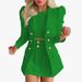 new women's clothing printing elegant temperament commuting slim suit suit_desvips.com