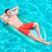 Swimming Rings Permeable Mesh Inflatable Floating Row With Built In Pillow Inflatable Floating Bed Beach Lounge Chair_desvips.com