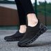 Men hollow breathable large size couple lightweight sports mesh running shoes_desvips.com
