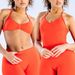 Halter Neck Tank Top Hip-Lifting Yoga Long Pants Camisole Sports Fitness Set For Women_desvips.com