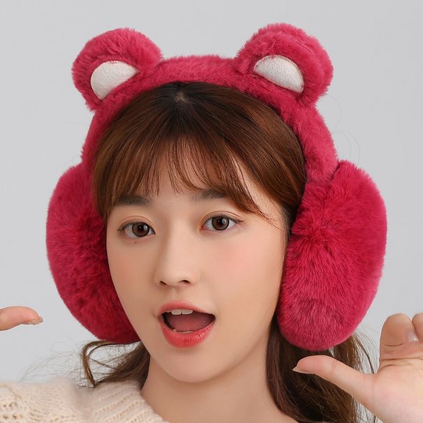Korean Version Plush Warm Foldable Winter Protection Student Warmer Cute Anti-Freeze Cycling Ear Muffs_desvips.com