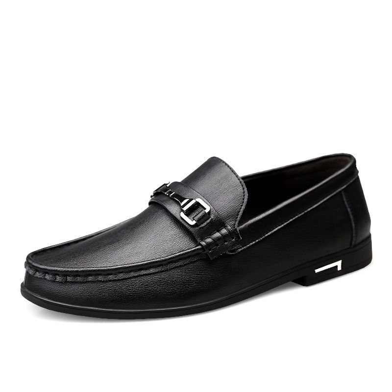 New Genuine Leather Men Casual Fashion Formal Mens Loafers Moccasins Italian Breathable Slip On Male Boat Shoes Size_desvips.com