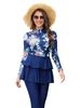 Muslim Swimwear Printed Muslim Women Conservative Swimsuit Zipper + Chest Pad Burkini_desvips.com