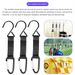 Metal Hanging Buckles For Bat Bags And Water Bottles, Suitable For Baseball, Tennis, Softball, And Football Bags, Outdoor Sports Equipment Hooks (2 Pa_desvips.com