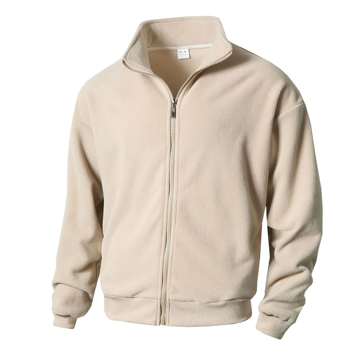 Men's Fashion Zip-Up Hoodie - Slim Fit Stand Collar Long Sleeve Casual Jacket_desvips.com