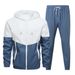 2026 Fashion Tracksuits Youth/Men Long Sleeve Zipper Hooded Sweatshirts + Lace-Up Sweatshirts Splicing 2 Piece Quick-Drying Sports Suit M-6XL_desvips.com