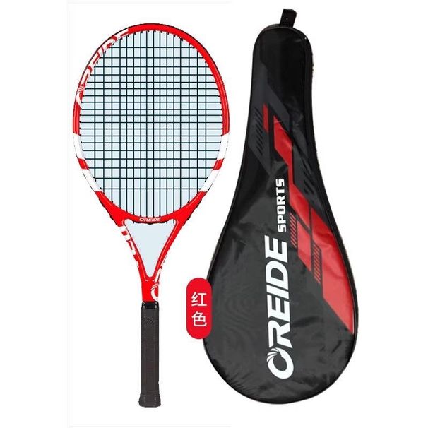 OLED Racket Beginner Single Training Set College Students Elective Men And Women Durable With String Tennis Rebound_desvips.com