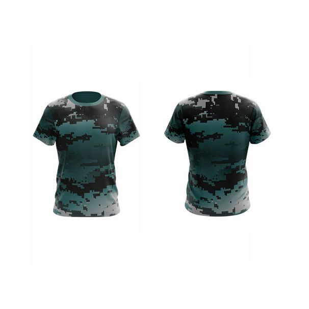Axellent Camo Green Tshirt Sublimation Unisex Long Short Sleeve Muslimah Polo Neck XS-5XL Jersey Tee_desvips.com