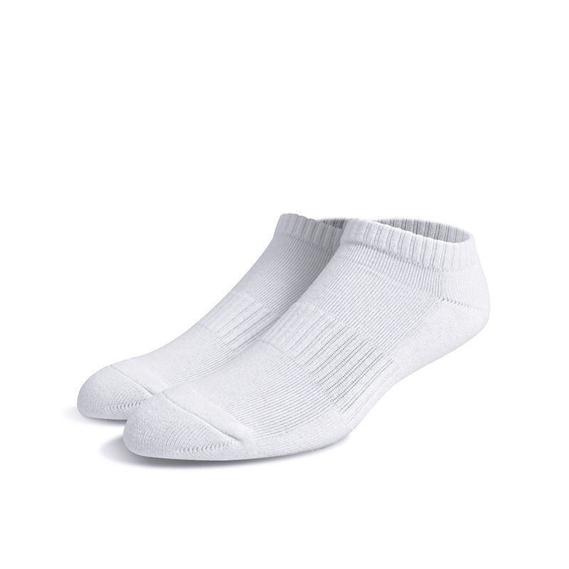 Thickened Men's And Women's Towel Bottom White Socks Sports Socks Terry Waist Pure White And Black Running Socks Pure Cotton Basketball Socks_desvips.com