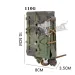 Tactical Molle Magazine Pouch 9mm 45ACP 5.56 7.62mm Rifle Pistol Mag Bag Double Fast Attach Carrier Case Hunting Gear_desvips.com