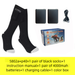 AMZ Hot-Selling Electric Thermal Heating Outdoor Ski Heated Socks_desvips.com