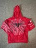 Full Oversized Spider Web Hip Hop Sweatshirt Punk Style Street Cardigan Jacket Zip Top_desvips.com