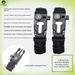 Outdoor Survival Equipment Wild Survival Bracelet Paracord Bracelet Wolf Warrior Special Forces Multifunctional Woven Lifesaving Rope_desvips.com