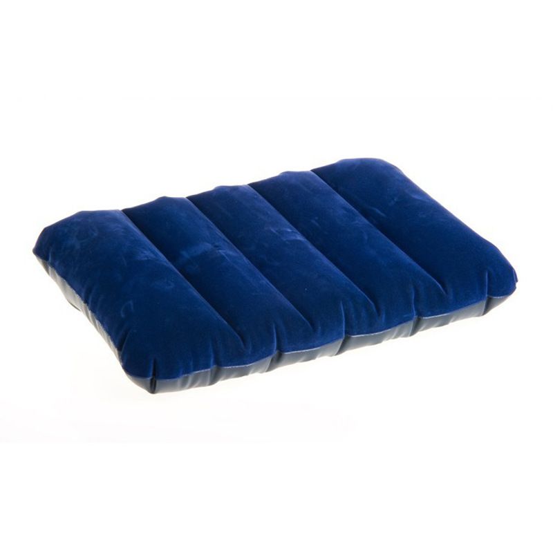 Outdoor Camping Inflatable Pillow Cushion Travel Pillow Lunch Break Pillow Neck Pillow Aviation Pillow Flocking Surface_desvips.com