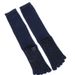 Men's Long Yoga Socks Winter Pilates Socks Five Finger Socks Medium Professional Sports Cotton Silicone Split Finger Socks_desvips.com