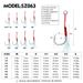 High Carbon Steel Iseni Sea Iron Plate Single Tying Bright Silk Boat Feather Bulk Fishing Hook_desvips.com