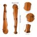 Wood Grain Inflatable Baseball Bat Thickened Eco Friendly PVC Toy For Kids Soft Safety Cheerleading Bat For Sports Games Party Favors_desvips.com