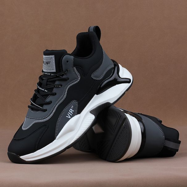 Men's Sneakers Thick Soled Dad Plush Cotton Korean Version Versatile Men's Casual Fashion Shoes Kwai_desvips.com