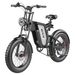 UNAI MX25 20" Fat Tire Electric Bike for adult 1000W 25Ah Full suspension ebike dirt bike _desvips.com