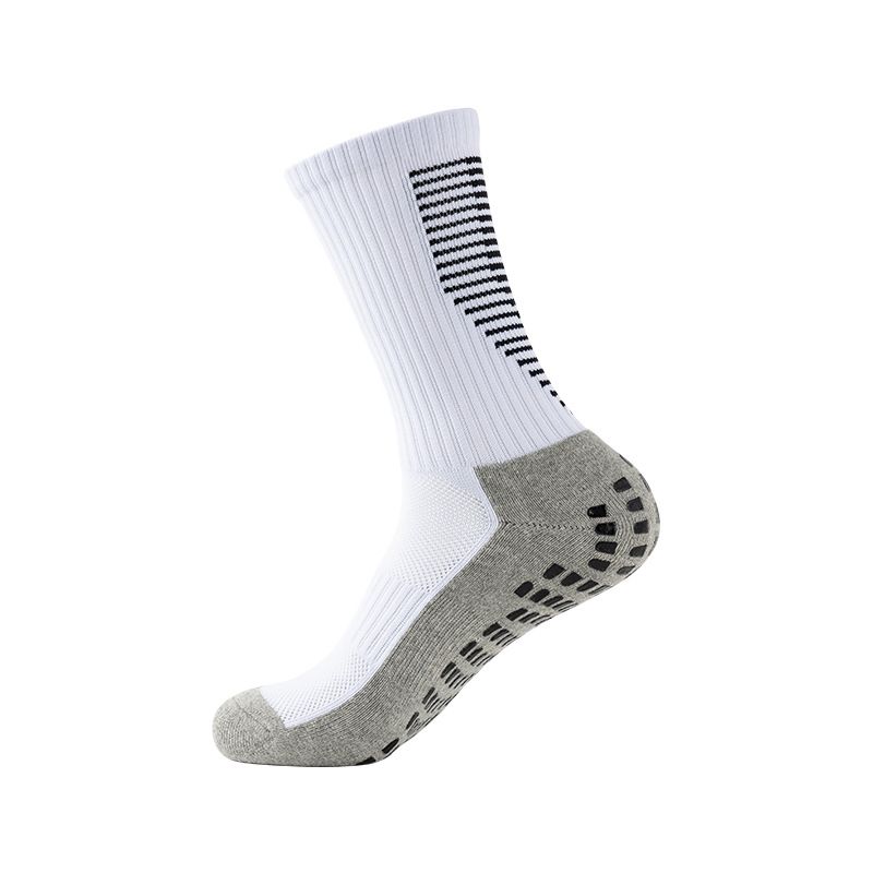 Men's Striped Non-Slip Soccer Socks Friction Resistant over the Ankle Basketball Short mid Calf Sports & Outdoor Team Sports_desvips.com