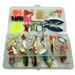 Full Swimming Layer Lure Set Hook Pliers Combination Multiple Styles Cross-Border Bait Fishing Gear_desvips.com