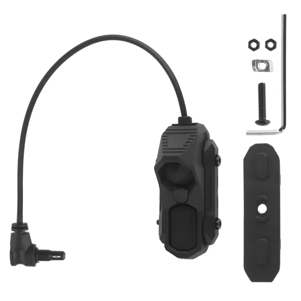 Tactical AXON Wire Switch SF Crane PEQ NG Flashlight Picatinny Rail Laser Remote In-Line Dual Function Pressure Switch_desvips.com