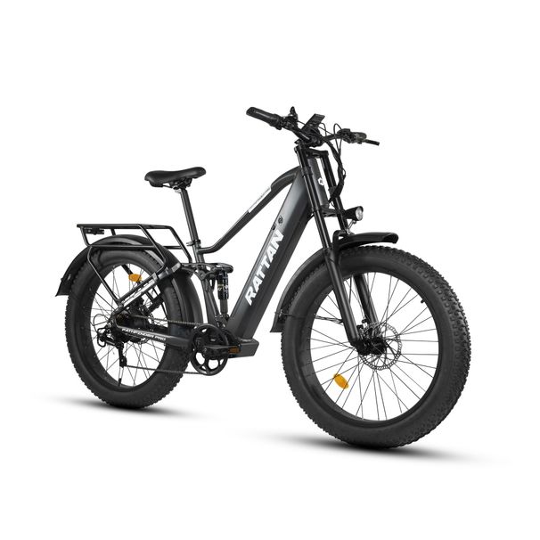 RATTAN Pathfinder Pro Electric Mountain Bike With 48V 18Ah Battery,Shimano 7-Speed_desvips.com