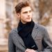Pure Wool Scarf Men's Winter Solid Color Versatile Cold Protection And Warmth New Skin-friendly Cashmere Men's Scarf_desvips.com