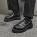 Zuoluo Footwear Industry - Z30 2024 Big Head Leather For Men's Leisure And Business, One Step Padded Bean Shoes_desvips.com