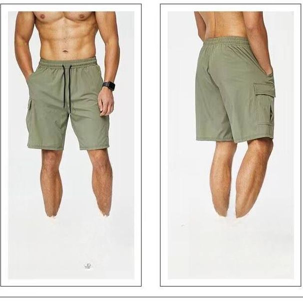 Men's Clothing Casual Workwear Sports Shorts Men's Thin Quick-Drying Running Training Fitness Loose Shorts_desvips.com
